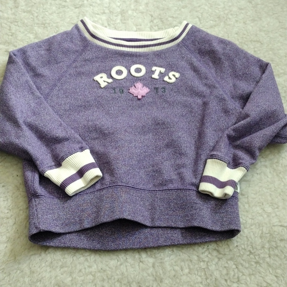 Roots Cabin Purple Sweatshirt